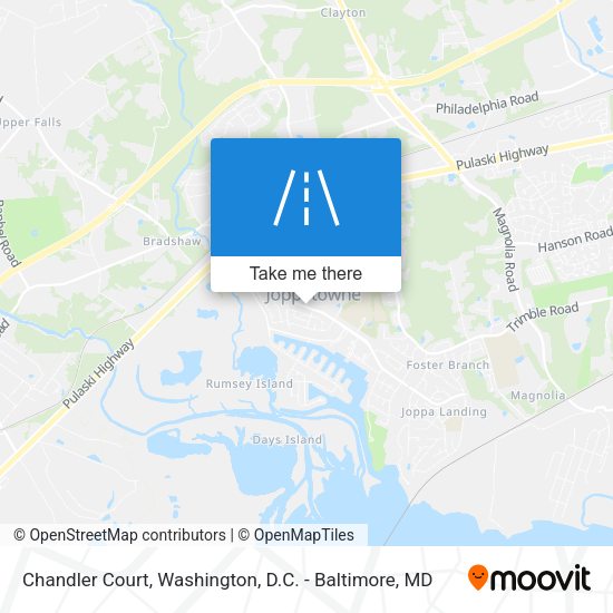 Chandler Court map