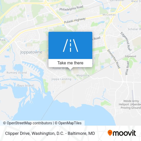 Mapa de Clipper Drive