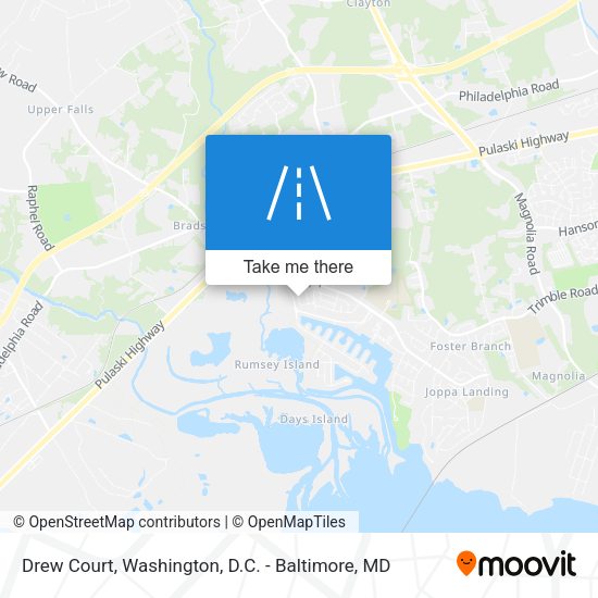 Mapa de Drew Court