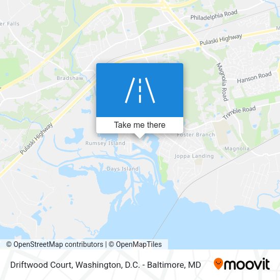 Driftwood Court map