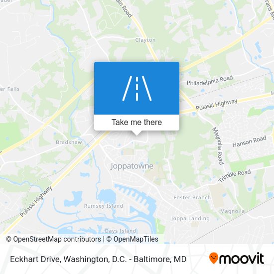 Eckhart Drive map