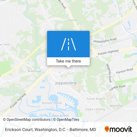 Erickson Court map
