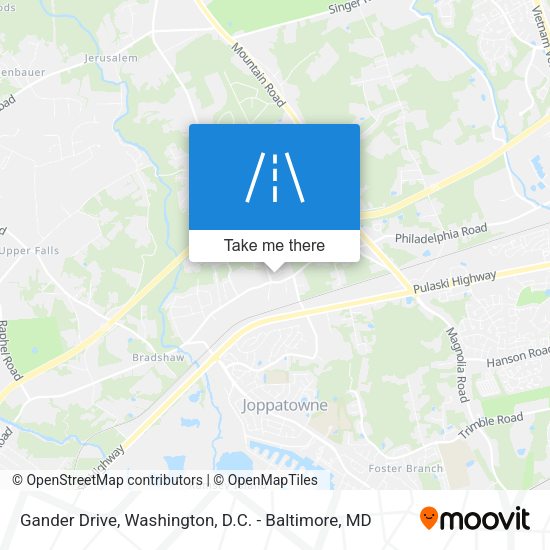 Gander Drive map