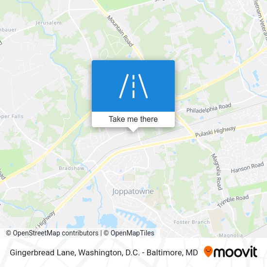 Mapa de Gingerbread Lane