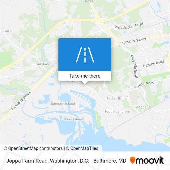 Mapa de Joppa Farm Road