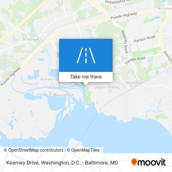 Mapa de Kearney Drive