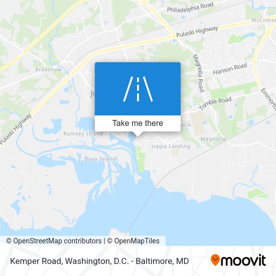 Kemper Road map