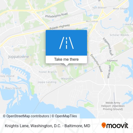 Knights Lane map