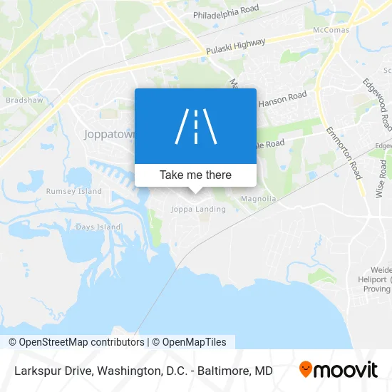 Larkspur Drive map