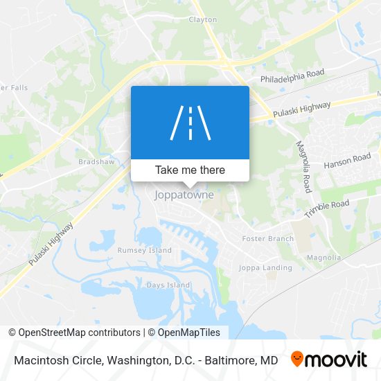 Mapa de Macintosh Circle