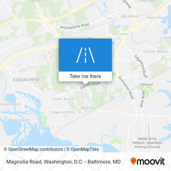 Magnolia Road map