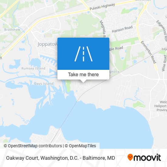 Oakway Court map