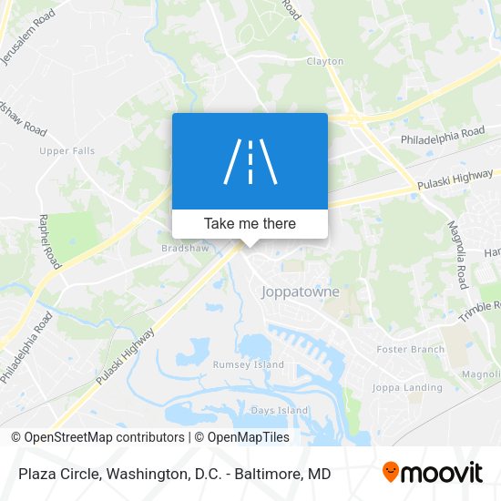 Plaza Circle map
