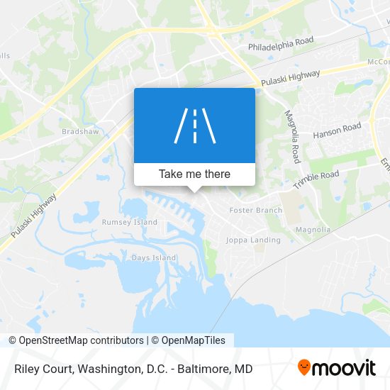 Mapa de Riley Court