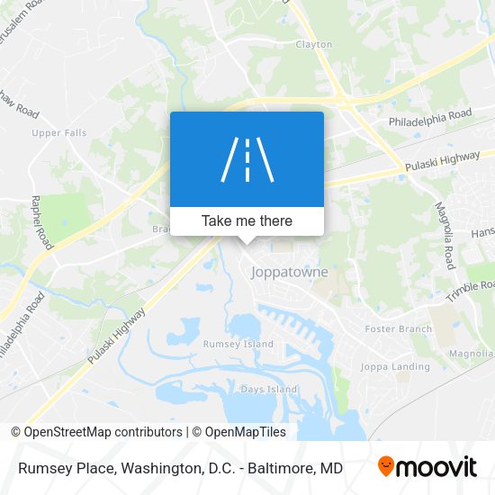 Rumsey Place map