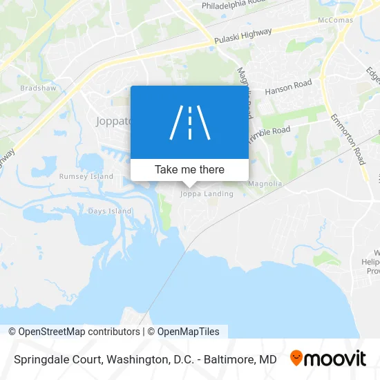 Springdale Court map