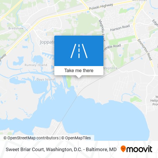Mapa de Sweet Briar Court