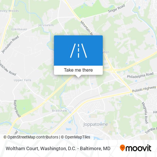 Woltham Court map