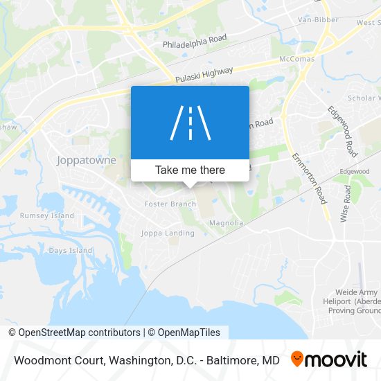 Mapa de Woodmont Court