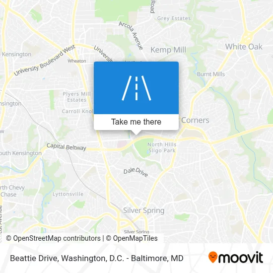 Beattie Drive map