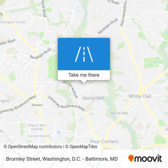Mapa de Bromley Street