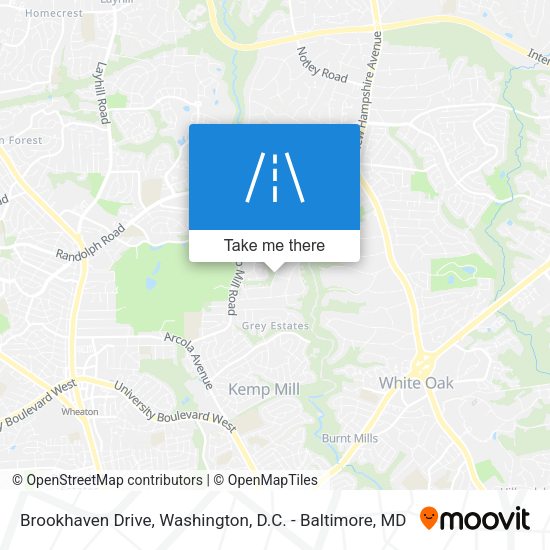 Mapa de Brookhaven Drive