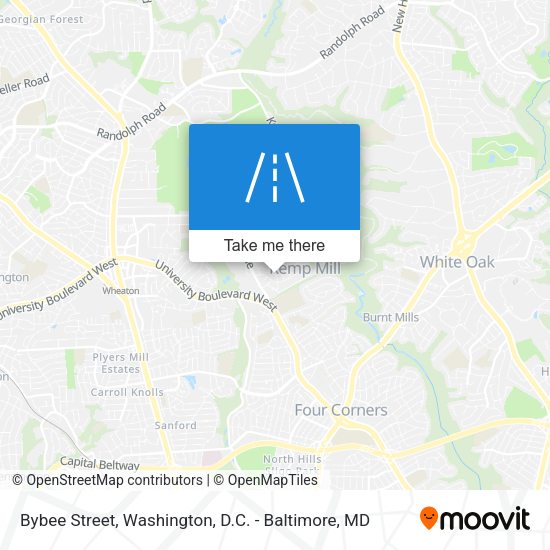 Bybee Street map