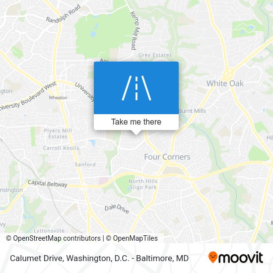 Mapa de Calumet Drive