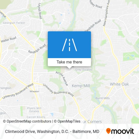 Clintwood Drive map