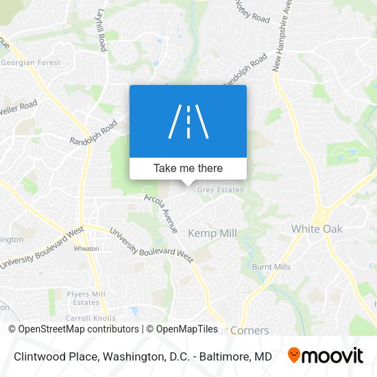 Clintwood Place map