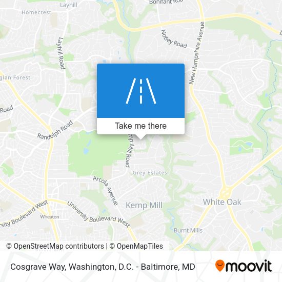 Cosgrave Way map