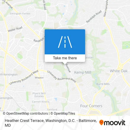 Heather Crest Terrace map