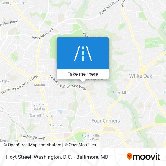 Hoyt Street map