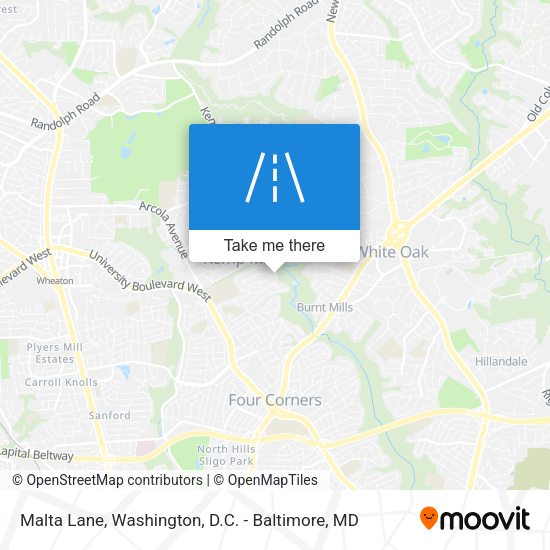 Mapa de Malta Lane