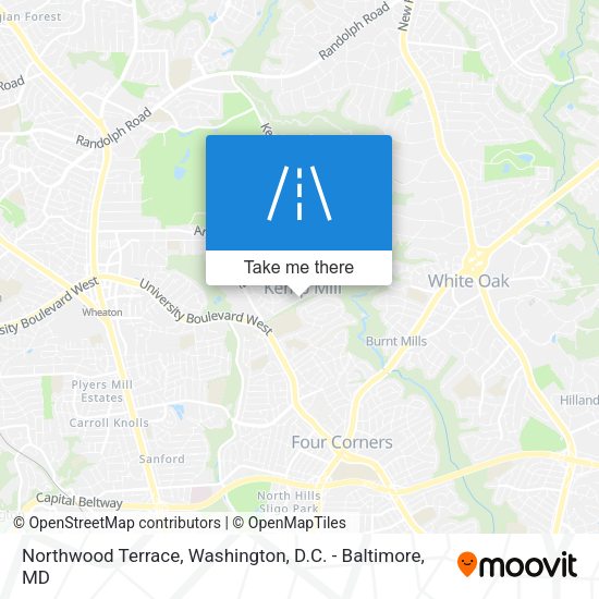Mapa de Northwood Terrace