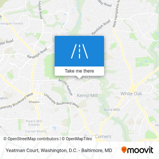 Yeatman Court map
