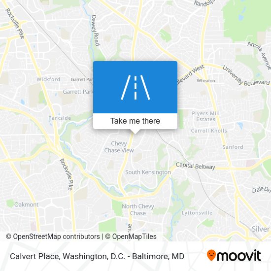 Calvert Place map