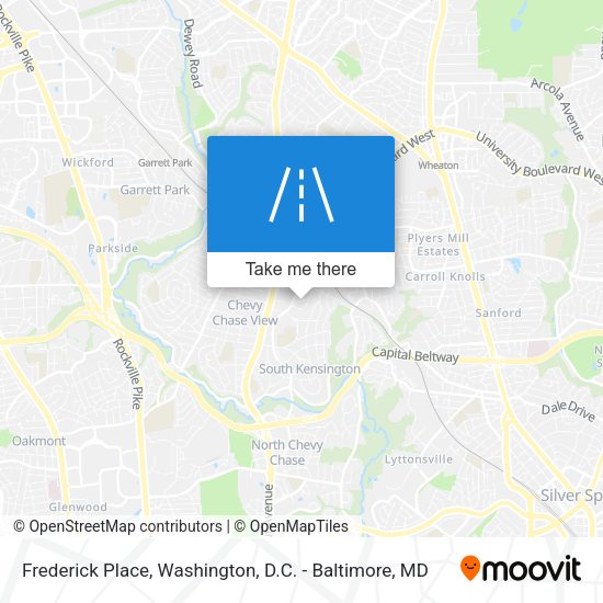Mapa de Frederick Place