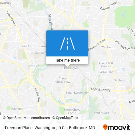 Freeman Place map