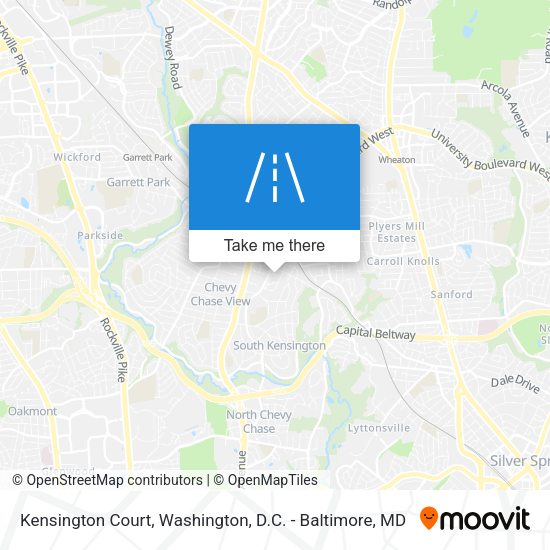 Kensington Court map