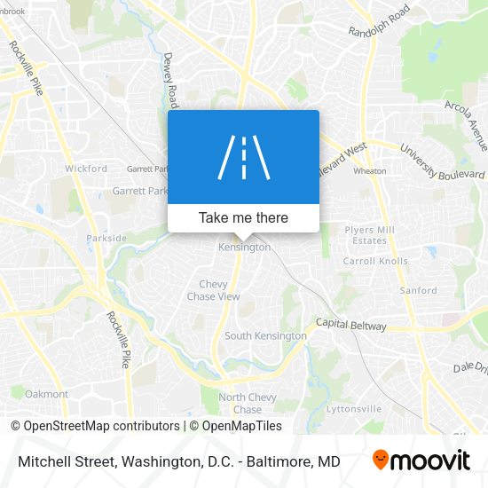 Mitchell Street map