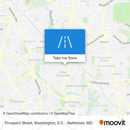 Prospect Street map