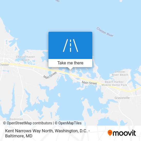 Kent Narrows Way North map