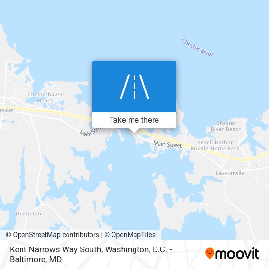 Kent Narrows Way South map