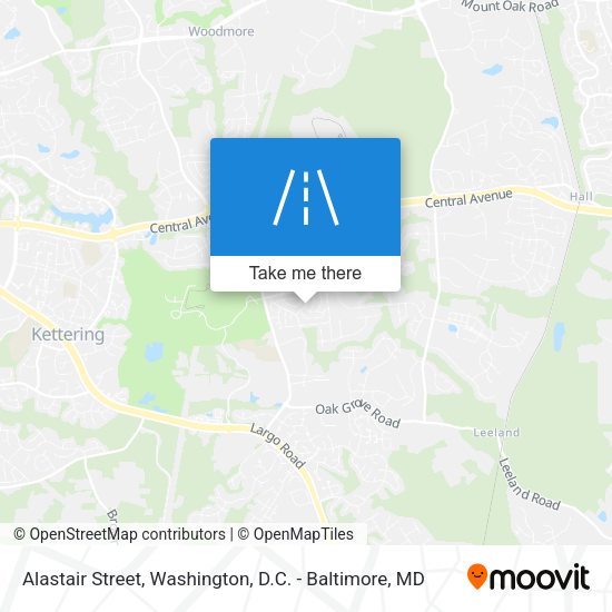Mapa de Alastair Street
