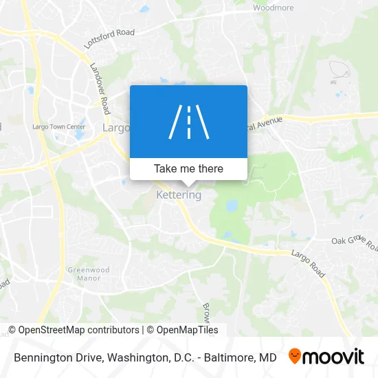 Bennington Drive map
