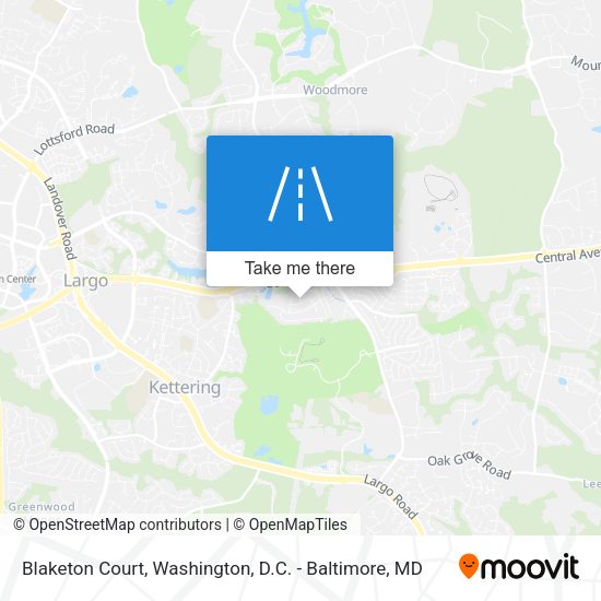 Blaketon Court map