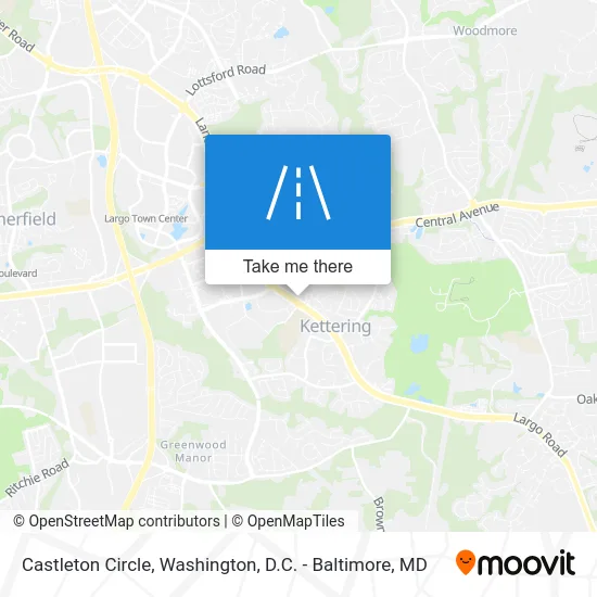 Castleton Circle map
