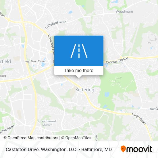 Castleton Drive map