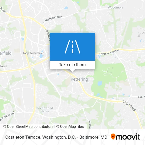 Castleton Terrace map